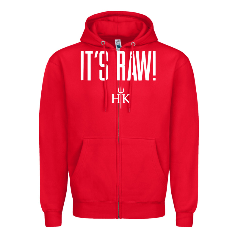 Official Hell's Kitchen It's Raw Zipper Hoodie by artisFamous | Teevron