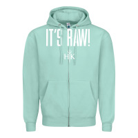 Seafoam official hell's kitchen it's raw Zipper Hoodie - artisFamous