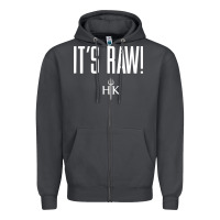 Smoke official hell's kitchen it's raw Zipper Hoodie - artisFamous