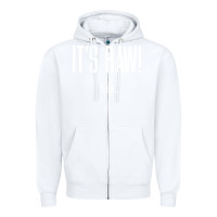 White official hell's kitchen it's raw Zipper Hoodie - artisFamous