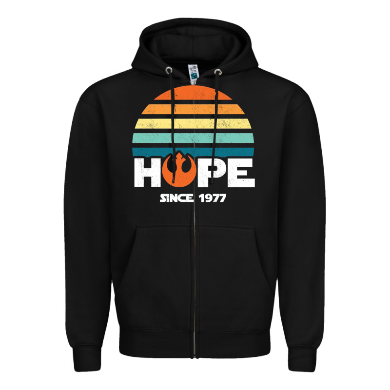 Hope Since 1977 Zipper Hoodie by artisFamous | Teevron