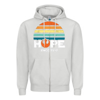 Dove Grey hope since 1977 Zipper Hoodie - artisFamous