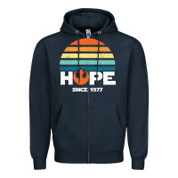 Navy hope since 1977 Zipper Hoodie - artisFamous