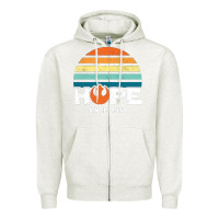 Oatmeal Heather hope since 1977 Zipper Hoodie - artisFamous