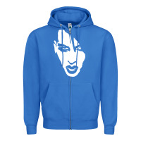 True Royal marilyn manson face Zipper Hoodie - artisFamous
