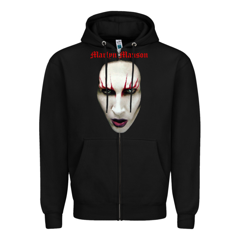 Marilyn Manson Zipper Hoodie by artisFamous | Teevron