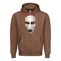 Chestnut marilyn manson Zipper Hoodie - artisFamous