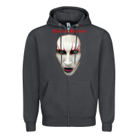 Smoke marilyn manson Zipper Hoodie - artisFamous