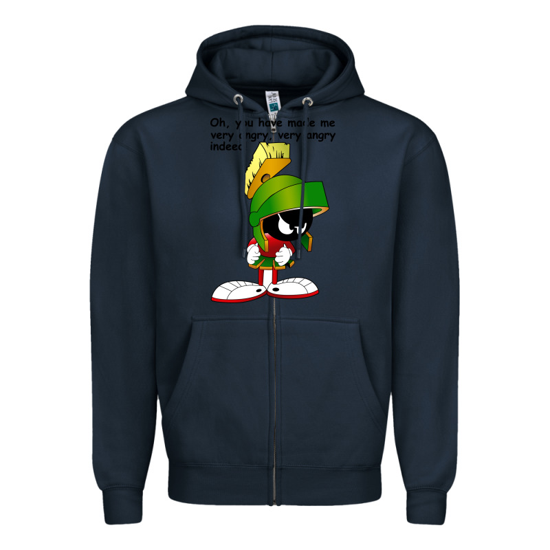 Marvin The Martian Looney Toons Zipper Hoodie by artisFamous | Teevron