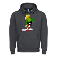 Smoke marvin the martian looney toons Zipper Hoodie - artisFamous