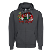 Smoke merry christmas gnome caravan Zipper Hoodie - JahusDesignShop