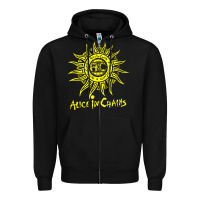 Black chains Zipper Hoodie - artisFamous