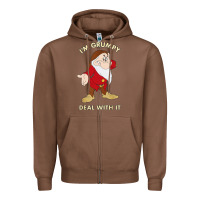 Chestnut santa grumpy Zipper Hoodie - artisFamous
