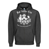 Charcoal Heather villains bad club Zipper Hoodie - artisFamous