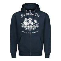 Navy villains bad club Zipper Hoodie - artisFamous