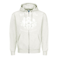 Oatmeal Heather villains bad club Zipper Hoodie - artisFamous