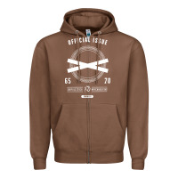 Chestnut official issue xo for dark Zipper Hoodie - artisFamous