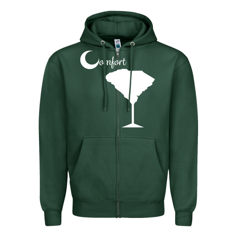 Southern Comfort Zipper Hoodie by artisFamous | Teevron