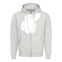 Dove Grey baymax big hero 6 Zipper Hoodie - artisFamous