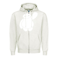 Oatmeal Heather baymax big hero 6 Zipper Hoodie - artisFamous
