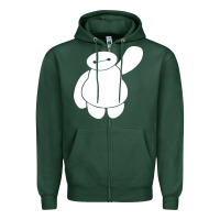 Sports Green baymax big hero 6 Zipper Hoodie - artisFamous