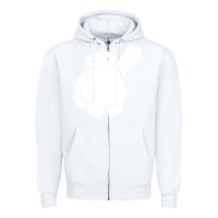 White baymax big hero 6 Zipper Hoodie - artisFamous