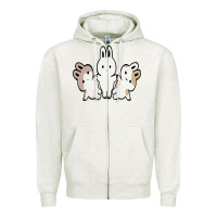 Bunnys Zipper Hoodie | Teevron