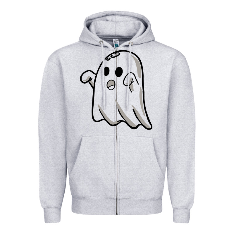 Ghost Zipper Hoodie by artisFamous | Teevron