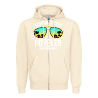Sandshell school out forever retired teacher retro summer Zipper Hoodie - artisFamous