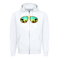 White school out forever retired teacher retro summer Zipper Hoodie - artisFamous