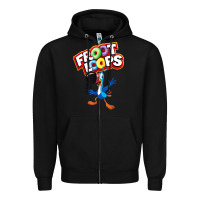 Black froot loops toucan sam Zipper Hoodie - artisFamous