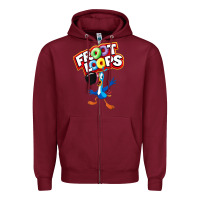 Burgundy froot loops toucan sam Zipper Hoodie - artisFamous