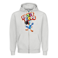 Dove Grey froot loops toucan sam Zipper Hoodie - artisFamous