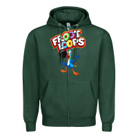 Sports Green froot loops toucan sam Zipper Hoodie - artisFamous