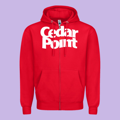 Cedar Point Zipper Hoodie Designed By Artisfamous