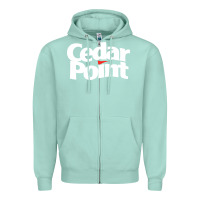Seafoam cedar point Zipper Hoodie - artisFamous