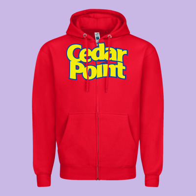 Cedar Point Zipper Hoodie Designed By Artisfamous