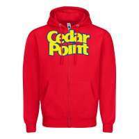 Red cedar point Zipper Hoodie - artisFamous