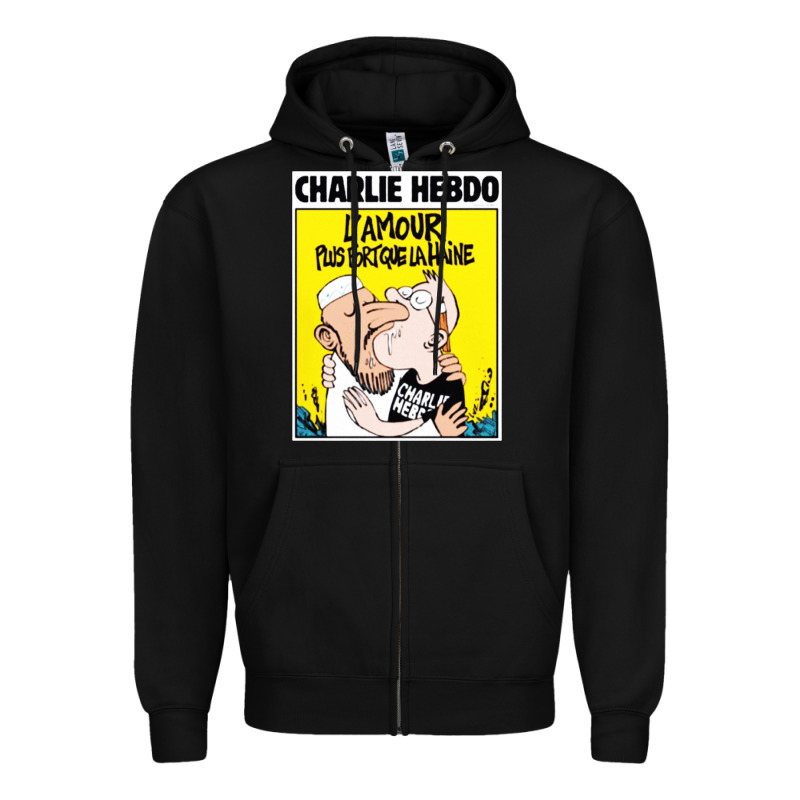 Charlie Hebdo Zipper Hoodie by artisFamous | Teevron
