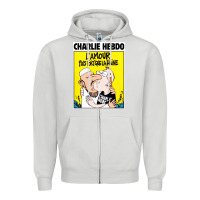 Dove Grey charlie hebdo Zipper Hoodie - artisFamous