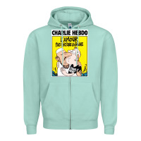Seafoam charlie hebdo Zipper Hoodie - artisFamous
