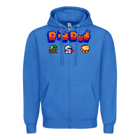 True Royal dig dug Zipper Hoodie - artisFamous