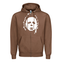 Chestnut halloween horror myers Zipper Hoodie - artisFamous
