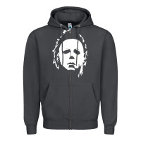 Smoke halloween horror myers Zipper Hoodie - artisFamous