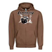 Chestnut ludwig drum Zipper Hoodie - artisFamous