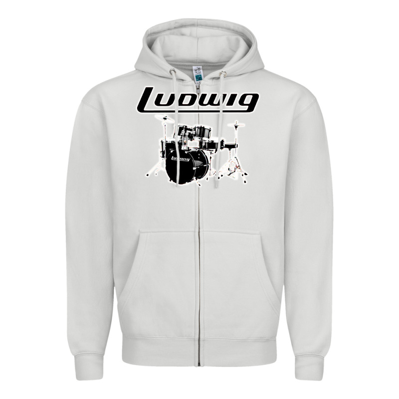 Ludwig Drum Zipper Hoodie by artisFamous | Teevron