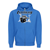 True Royal ludwig drum Zipper Hoodie - artisFamous