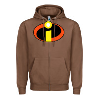 Chestnut top incredibles Zipper Hoodie - artisFamous