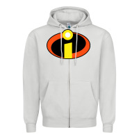Dove Grey top incredibles Zipper Hoodie - artisFamous
