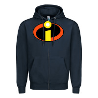 Navy top incredibles Zipper Hoodie - artisFamous